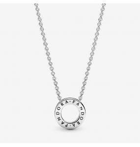 PANDORA Collier Cercle Pavé Signature - 397436CZ-45