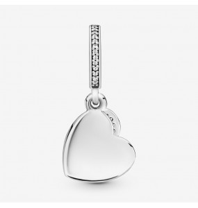 PANDORA Charm Coeur Amis Pour La Vie - 791948CZ