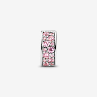 Charm Femme Pandora Clip Pavé Rose 791817PCZ