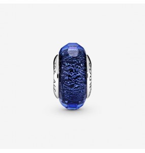 PANDORA Charm Verre de Murano Bleu Facetté - 791646