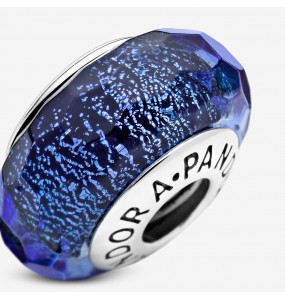 PANDORA Charm Verre de Murano Bleu Facetté - 791646