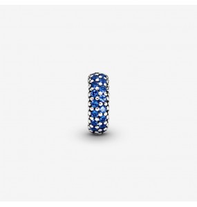 PANDORA Charm Espaceur Scintillant Bleu - 791359NCB