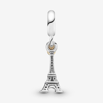 Charm Femme Pandora Tour Eiffel Paris et Coeur 791302