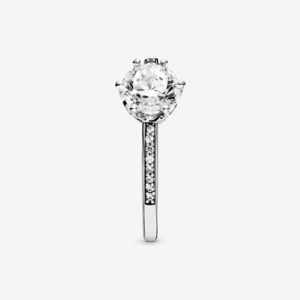Bague Femme Pandora Couronne Etincelante Incolore 198289CZ-54