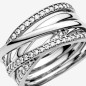 PANDORA Bague Lignes Brillantes et Scintillantes - 190919CZ-54 PANDORA Bague Lignes Brillantes et Scintillantes - 190919CZ-54