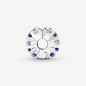 PANDORA Charm Clip Scintillant Incolore et Bleu - 799171C01