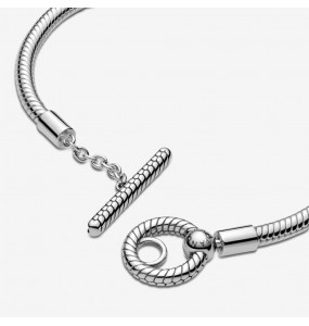 PANDORA Bracelet Maille Serpent Fermoir en T - 599082C00-19