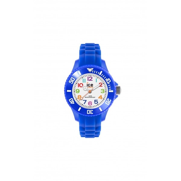 Montre Enfant Ice Watch 000745 en silicone bleu au cadran blanc