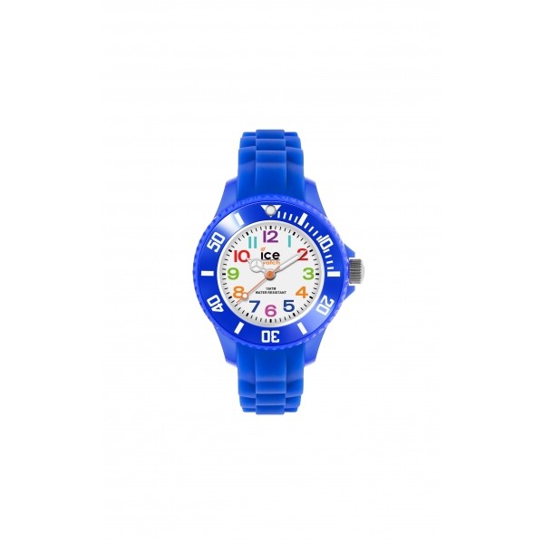 Montre Enfant Ice Watch 000745 en silicone bleu au cadran blanc Montre Enfant Ice Watch 000745 en silicone bleu au cadran blanc