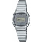 Montre Femme Casio Original Vintage en Acier Argenté Ref LA670WEA-7EF
