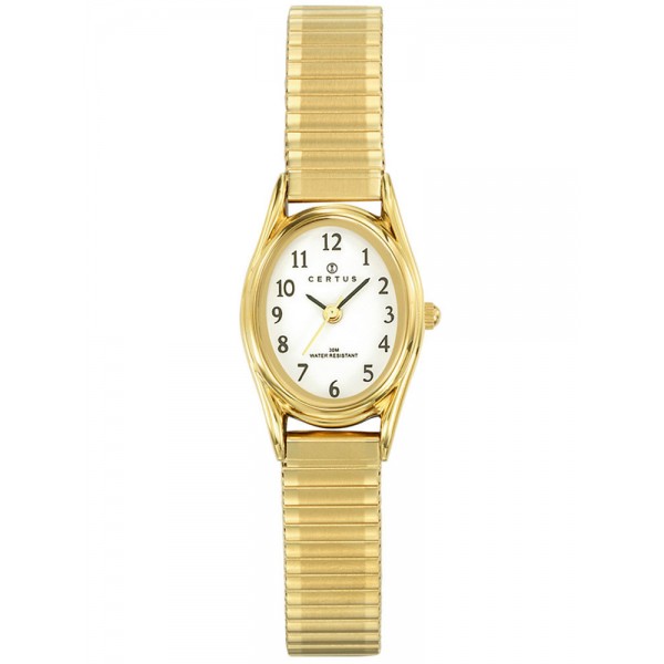 Montre Femme CERTUS Cadran Ovale Or - 630715 Montre Femme CERTUS Cadran Ovale Or - 630715