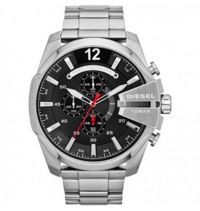 Montre Homme Diesel Mega Chief en Acier Argenté Ref DZ4308