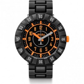 Montre Enfant Flik Flak Catch U en Plastique Noir Ref FCSP093