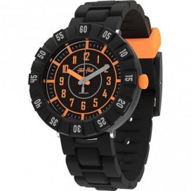 Montre Enfant Flik Flak Catch U en Plastique Noir Ref FCSP093