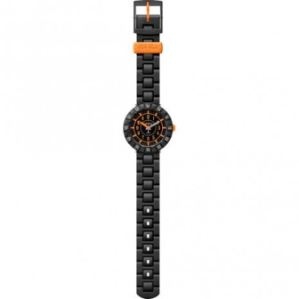 Montre Enfant Flik Flak Catch U en Plastique Noir Ref FCSP093