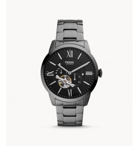 Montre Homme Fossil ME3172 - Collection CLASSICS TOWNSMAN AUTO style Mode avec acier - Mouvement Automatique