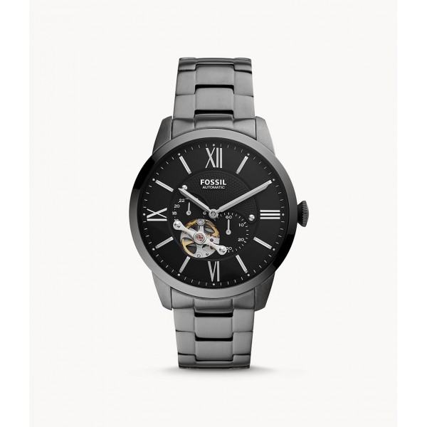 Montre Homme Fossil ME3172 - Collection CLASSICS TOWNSMAN AUTO style Mode avec acier - Mouvement Automatique