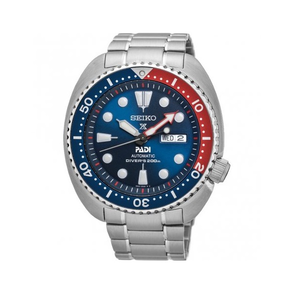 Montre Homme SEIKO Prospex Padi Turtle Bleu Acier - SRPE99K1