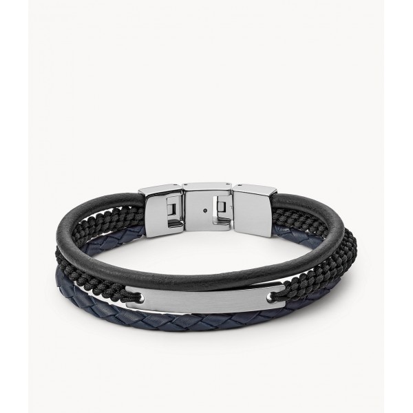 Bracelet Homme Fossil JF03186040 - Collection DEFENDER VINTAGE Montre style Tendance avec acier et cuir Bracelet Homme Fossil JF03186040 - Collection DEFENDER VINTAGE Montre style Tendance avec acier et cuir