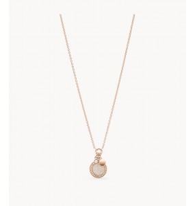 Collier Femme Fossil JF03265791 - Collection HOLIDAY GLITZ CLASSICS style Tendance avec acier et