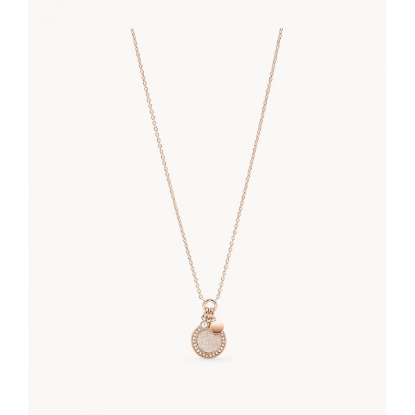 Collier Femme Fossil JF03265791 - Collection HOLIDAY GLITZ CLASSICS style Tendance avec acier et Collier Femme Fossil JF03265791 - Collection HOLIDAY GLITZ CLASSICS style Tendance avec acier et