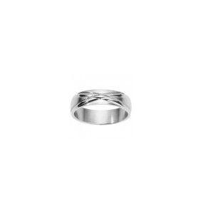 Bague Homme PHEBUS acier blanc -15-0158