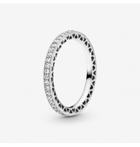 Bague Coeurs Scintillants PANDORA Argent Taille 56