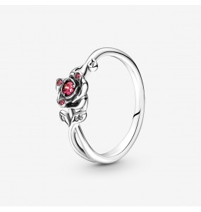 Bague PANDORA x Disney La Belle et la Bête Argent Taille 54