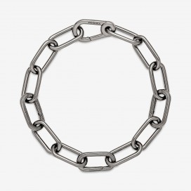 Bracelet Chaine Épaisse Link PANDORA Me 18cm Métal Ruthénium