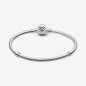Bracelet PANDORA Maille Serpent Fermoir Infini Coeur 18cm Bracelet PANDORA Maille Serpent Fermoir Infini Coeur 18cm