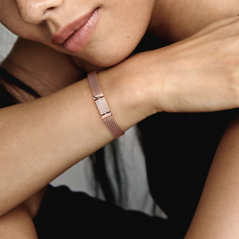 Bracelet Pavé Fermoir Long PANDORA Reflexions
