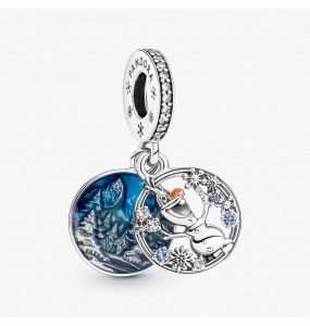 Charm Pendant Double Disney La Reine des Neiges Olaf