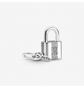 Charm Pendant PANDORA Cadenas et Clé Argent