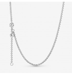 Collier Argent PANDORA Maille Jaseron 60cm
