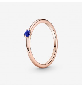 PANDORA Bague Solitaire Bleu Stellaire Taille 52