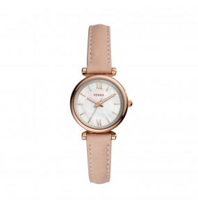 Montre Femme FOSSIL ES4699 - Collection CLASSICS CARLIE MINI style Mode avec cuir et acier - Mouvement Quartz