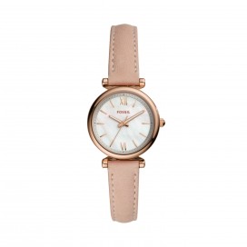 Montre Femme FOSSIL ES4699 - Collection CLASSICS CARLIE MINI style Mode avec cuir et acier - Mouvement Quartz