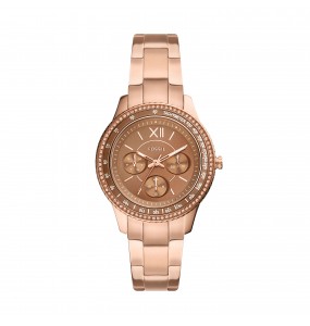 Montre Femme FOSSIL ES5109 - Collection STELLA Montre STELLA Montre style Mode avec acier - Mouvement Quartz - Multifonction