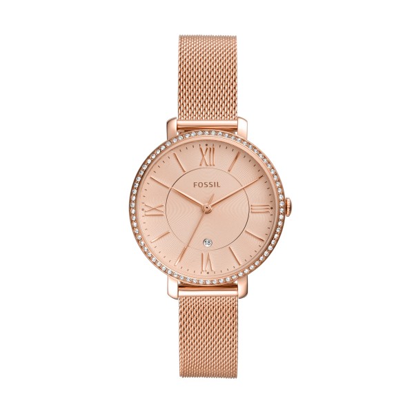 Montre Femme Fossil ES4628 - Collection CLASSICS JACQUELINE style Mode avec acier - Mouvement Quartz