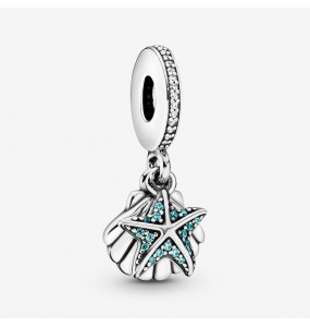 Charm PANDORA Pendant Étoile de Mer et Coquillage - 792076CZF