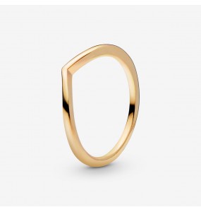 Bague PANDORA Chevron Polie Doré 56" - 168742C00