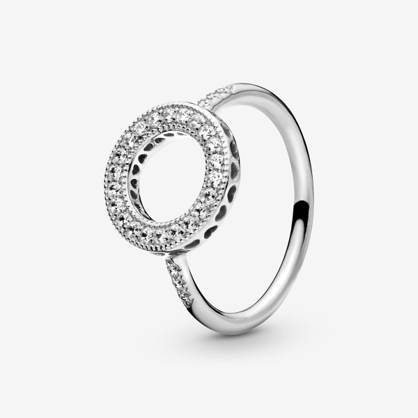 Bague Halo scintillant PANDORA - taille 54 -191039CZ-54