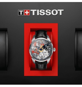 Montre Homme TISSOT T-Complication Squelette Mechanical - T0704051641100