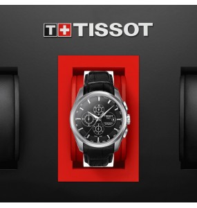 Montre Homme TISSOT Couturier Automatique Chrono Noir - T0356271605100