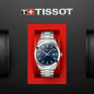 Montre Homme TISSOT Gentleman Bleu Soleillé Acier Gris - T1274101104100 Montre Homme TISSOT Gentleman Bleu Soleillé Acier Gris - T1274101104100