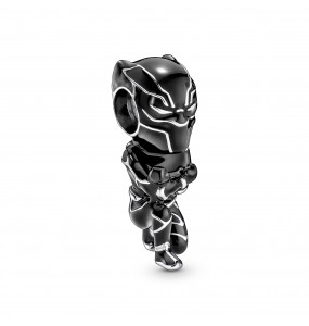 Pandora - Charm Marvel Avengers Black Panther - Argent 925°° - émail - Collection Marvel x Pandora