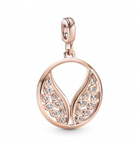 Pandora - Médaillon Ailes Enflammées  Me - Plaqué or rose 14K - Collection Pandora ME