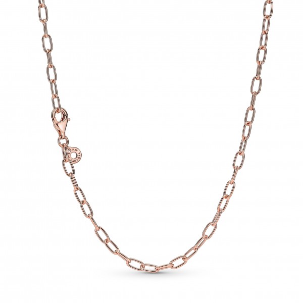 Pandora - Collier à Maillons - Plaqué or rose 14K -  Collection Pandora Moments