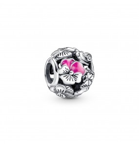 Pandora - Charm Pensées de lAmitié - Argent 925°° - émail - Collection Pandora Moments