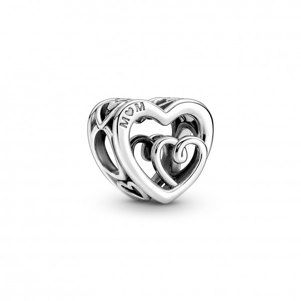 Pandora - Charm Coeurs de lInfini Entremêlés - Argent 925°° -  Collection Pandora Moments
